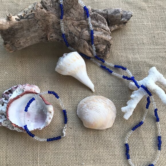 Yemaya Orisha Goddess of the Sea, Collar y Pulso Yemaya  Eleke, Yoruba,Santeria - Picture 4 of 6